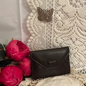 SALE.  DARK BROWN LEATHER WALLET.  SALE